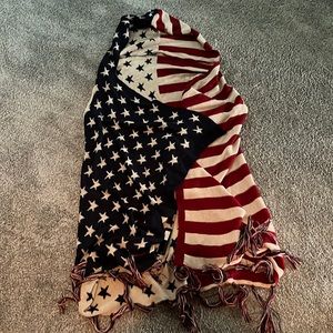 American Flag Sweater Duster Vest 🇺🇸